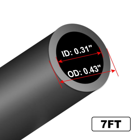 Hand Fuel Line Outboard Primer Bulb Assembly Kit w/ Connector for Motor Vehicle Marine Boat, 5/16" 8mm Fuel Line Hose (7FT)