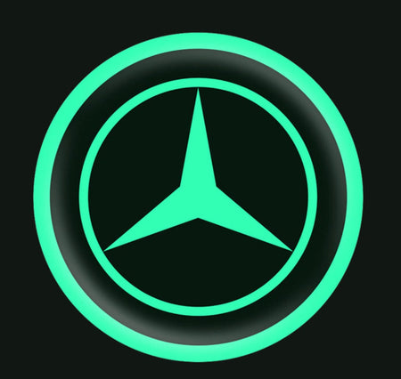 Vehicle emblem sticker Night glow 2 pcs