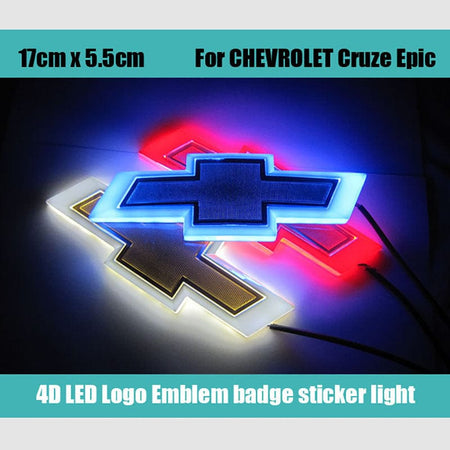 Chevrolet LED Emblems Rear White Badge 21112