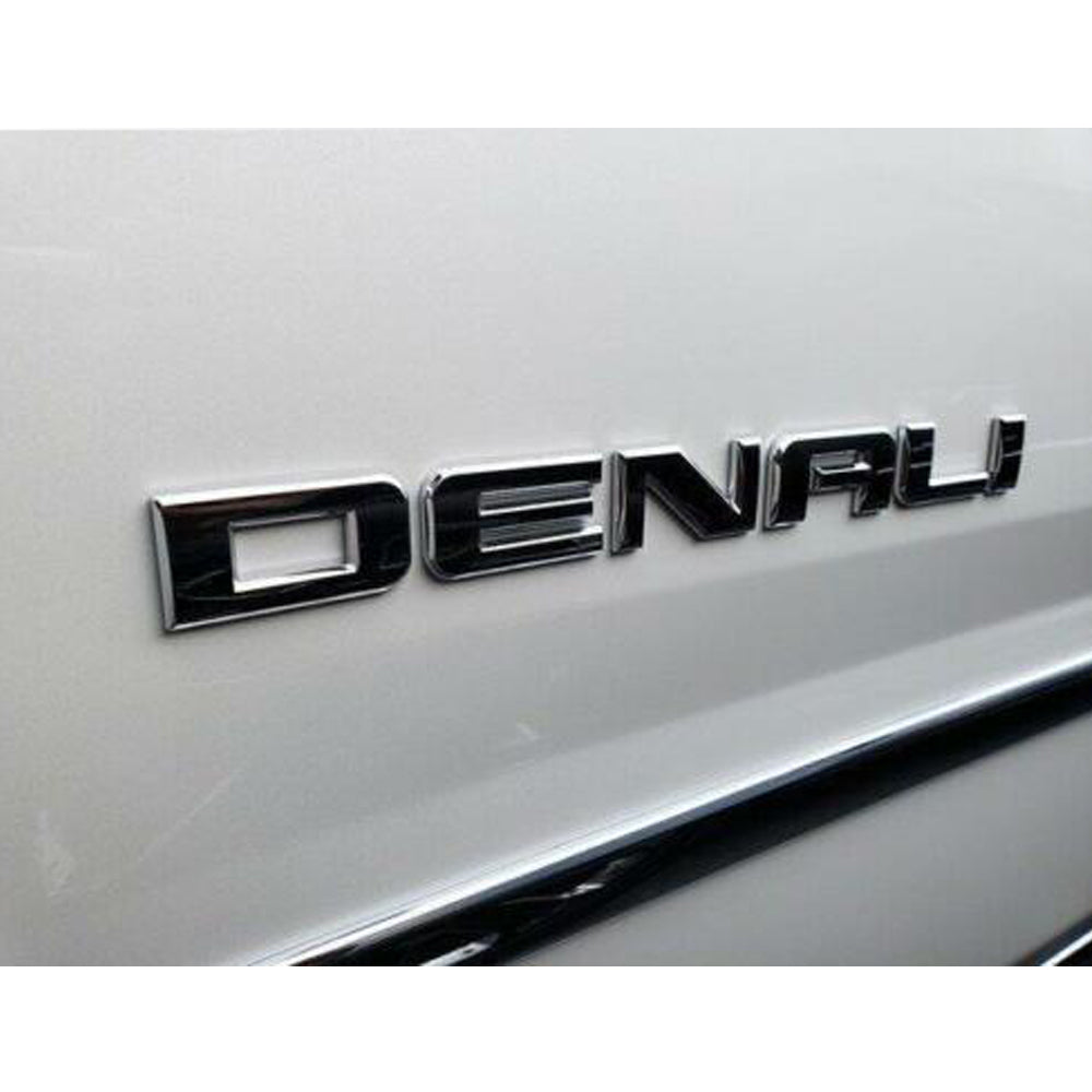 GMC Denali Emblems Letters Nameplate