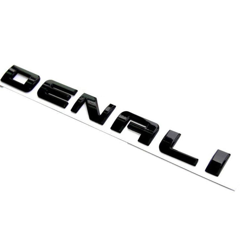 GMC Denali Emblems Letter Glossy Black 20930232
