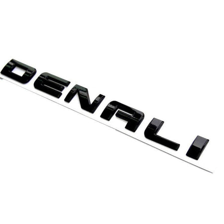 GMC Denali Emblems Letter Glossy Black 20930232