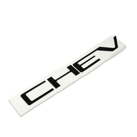 Chevrolet Silverado Emblems Rear tailgate Letters Insert Nameplate Black