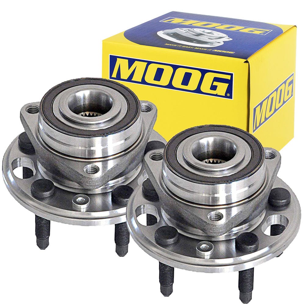 MOOG 513288 Front Rear Wheel Bearing Hub Assembly 2010-2017 Buick Chevy (Set of 2)