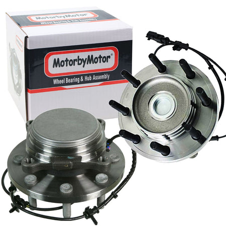 Front Wheel Bearing Fit 2012 2013 Ram 2500, 2012 Ram 3500 Wheel Hub w/ABS 8 Lugs, 2WD RWD, 515154 (2 Pack)