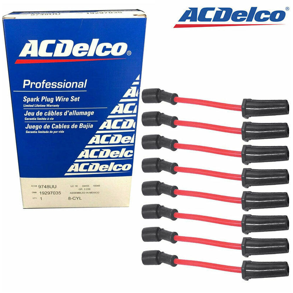 AcDelco Spark Plug Wire Set 9748UU For GM Pickup Truck SUV Van V8