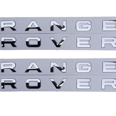 Range Rover Emblem kit Hood Letter Glossy Silver