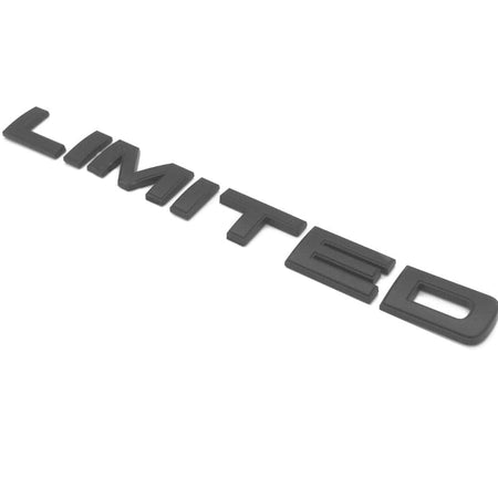Ram LIMITED Emblem Tailgate Letter Matte Black