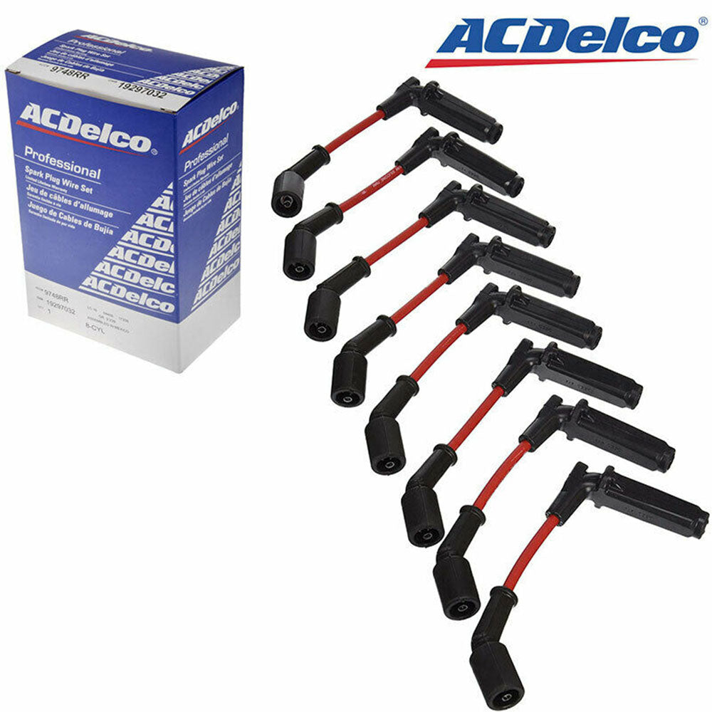 AcDelco Spark Plug Wire Set 9748RR For Pontiac Chevrolet Saab