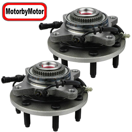Front Wheel Bearing Fit 2005-2008 Ford F-150 Wheel Hub7 Lugs AWD 4WD, w/ABS,515080 (2 Pack)