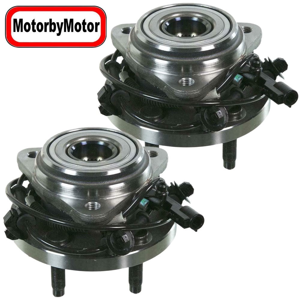 Front Wheel Bearing Fit Mazda B4000, Mercury Mountaineer,Ford Explorer Sport Trac Ranger Wheel Hub AWD 4WD, w/ABS 5 Lugs-515052  (2 Pack)