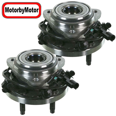 Front Wheel Bearing Fit Mazda B4000, Mercury Mountaineer,Ford Explorer Sport Trac Ranger Wheel Hub AWD 4WD, w/ABS 5 Lugs-515052  (2 Pack)