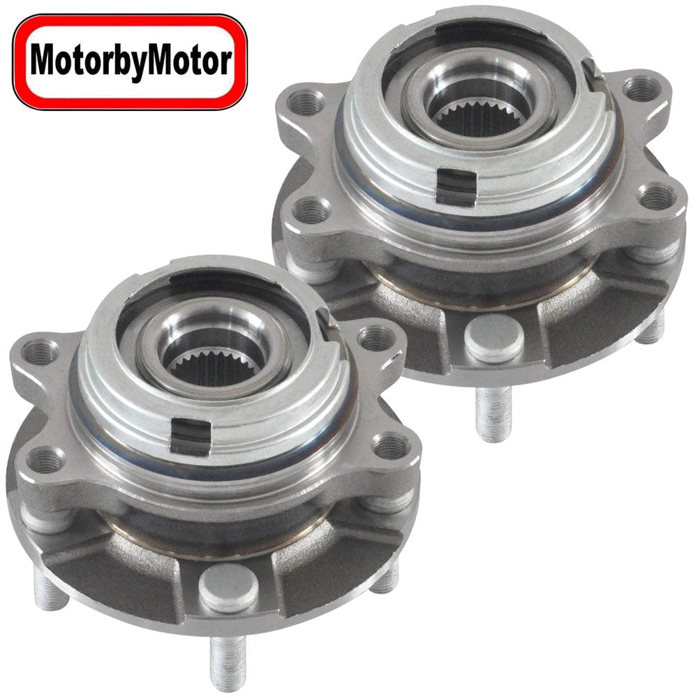 Front Wheel Bearing Fit Nissan Quest 2004-2009,Nissan Murano 2003-2007 Wheel Hub w/5 Lugs, 513310 (2 Pack)
