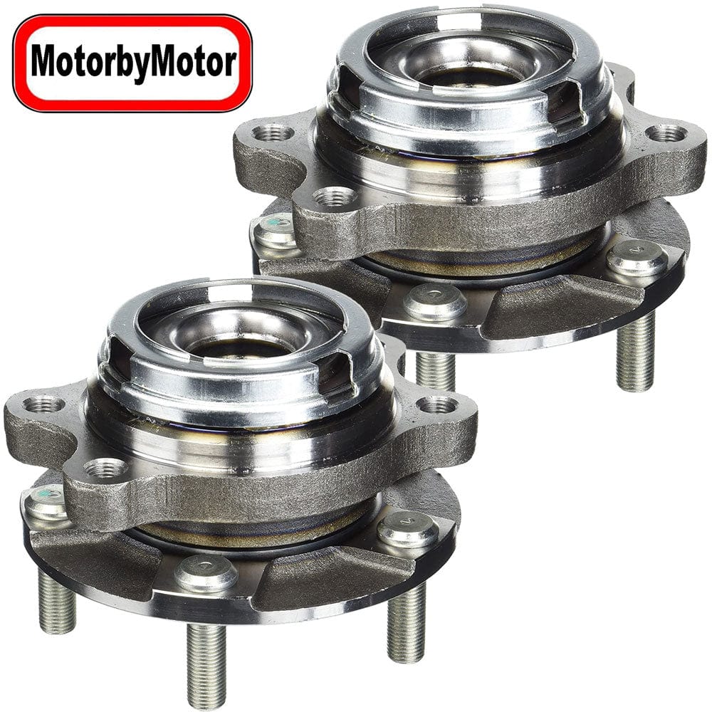MotorbyMotor 541015 Rear Wheel Bearing Fit for 2015-2017 Ford Expedition, 2015-2017 Lincoln Navigator Wheel Hub w/6 Lugs, 2 Pack