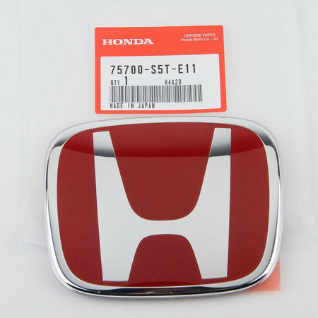 Honda Emblem - Civic Accord CRV FIT HR-V 75700-S5T-E11, Red