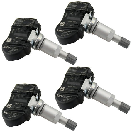 TPMS Tire Pressure Sensors for 2 3 4 Series i3 i8 X1 X2 X5 MINI (4-Pack)