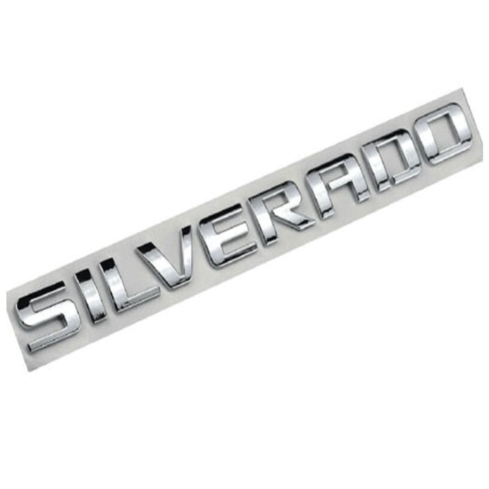 Chevrolet Silverado Emblems - Silverado Letter Chrome 15129652