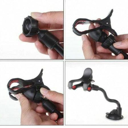 Universal 360 Rotating Car Windshield Mount Holder Stand Bracket for Cell Phone