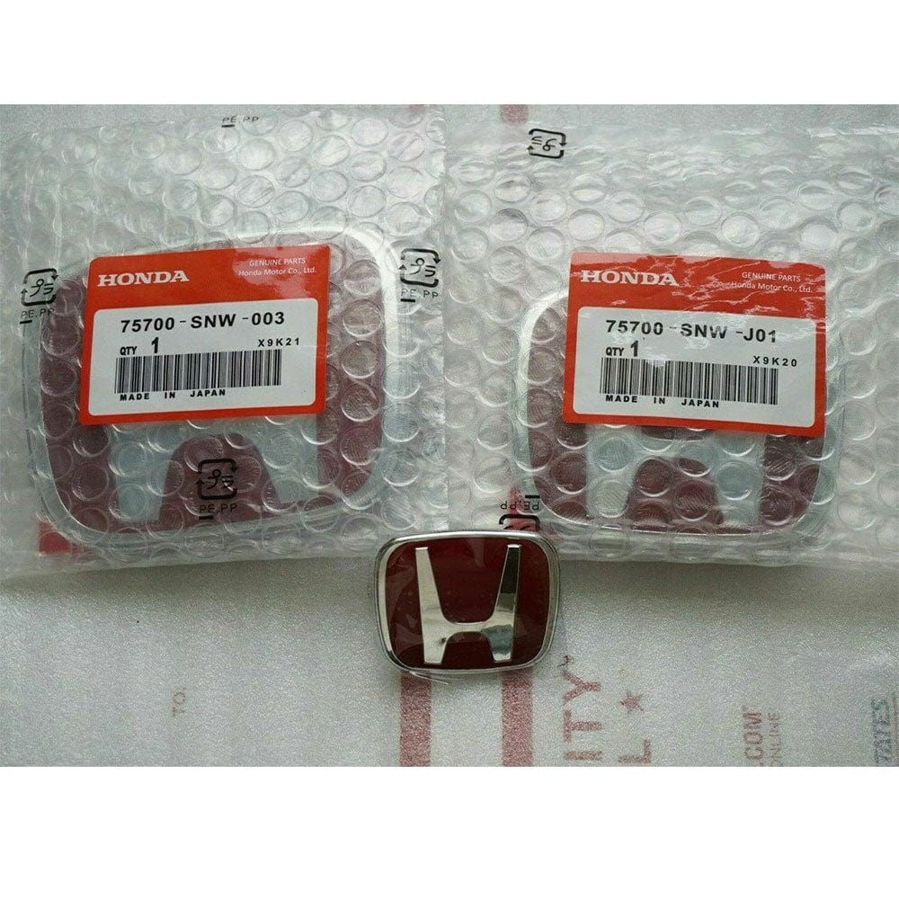 Honda Emblem kit - Honda Civic Sedan 75700-SNW-003, 75700-SNW-J01 – AFA ...