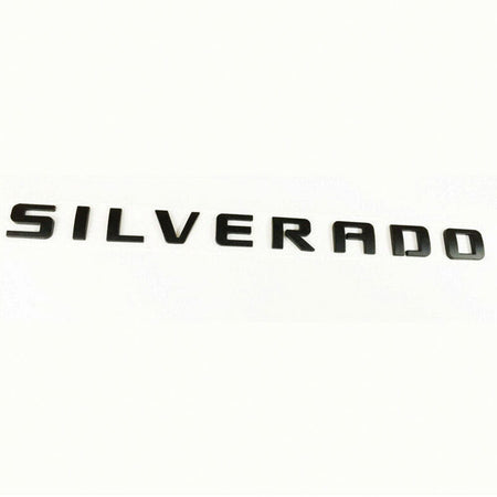 Chevrolet Silverado Emblem - Silverado Letter Glossy Black 15129652
