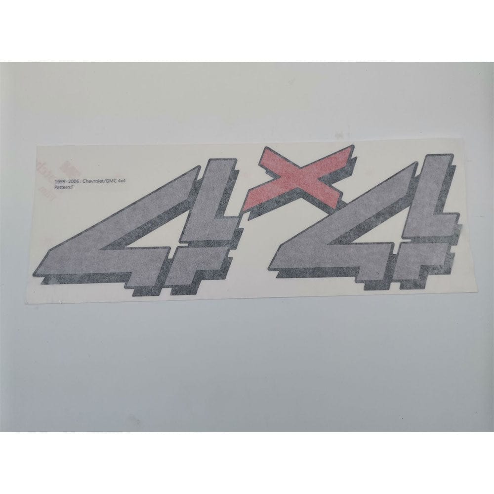 Chevy Silverado 4x4 Emblem decals stickers GM4X4-99BGR