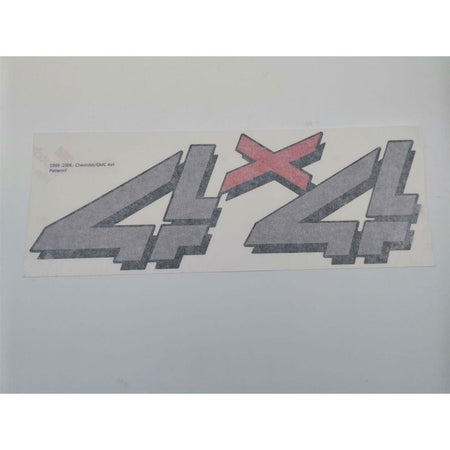 Chevy Silverado 4x4 Emblem decals stickers GM4X4-99BGR