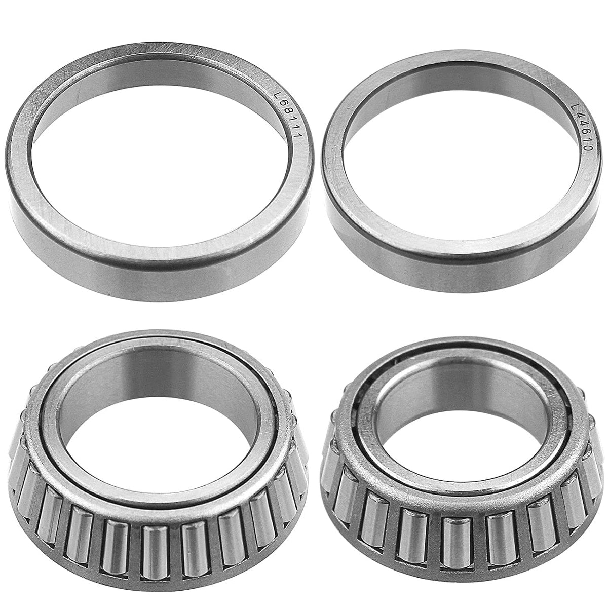 Trailer Bearing Repair Kit L44649 L68149 with 1.719'' Seals #84 Spindle for 3500#