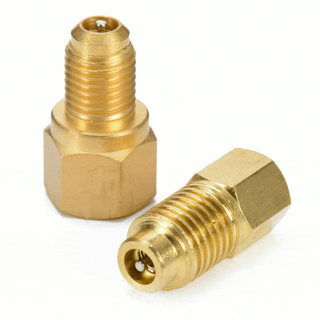 Car AC Fitting Conversion Adapters R12 To R134a R134a to R12 Copper Vacuum Pump