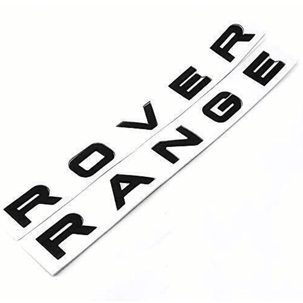 Range Rover Emblem Hood Letter Glossy Black