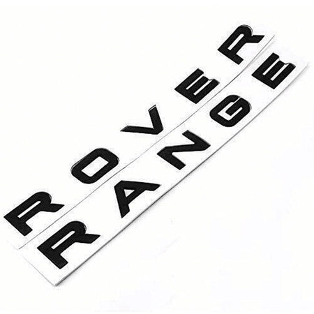 Range Rover Emblem Hood Letter Glossy Black