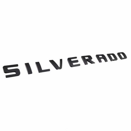 Chevrolet Silverado Emblem - Silverado Letter Glossy Black 15129652