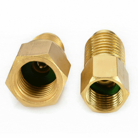 Car AC Fitting Conversion Adapters R12 To R134a R134a to R12 Copper Vacuum Pump