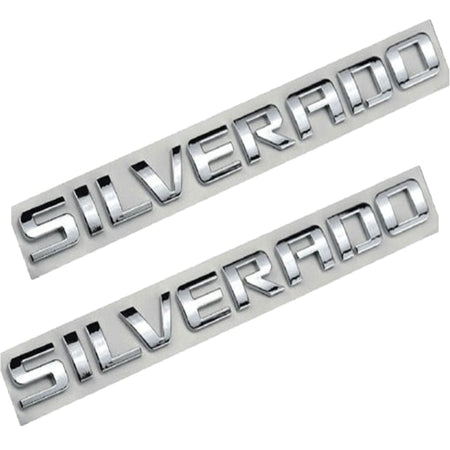 Chevrolet Silverado Emblems - Silverado Letter Chrome 15129652