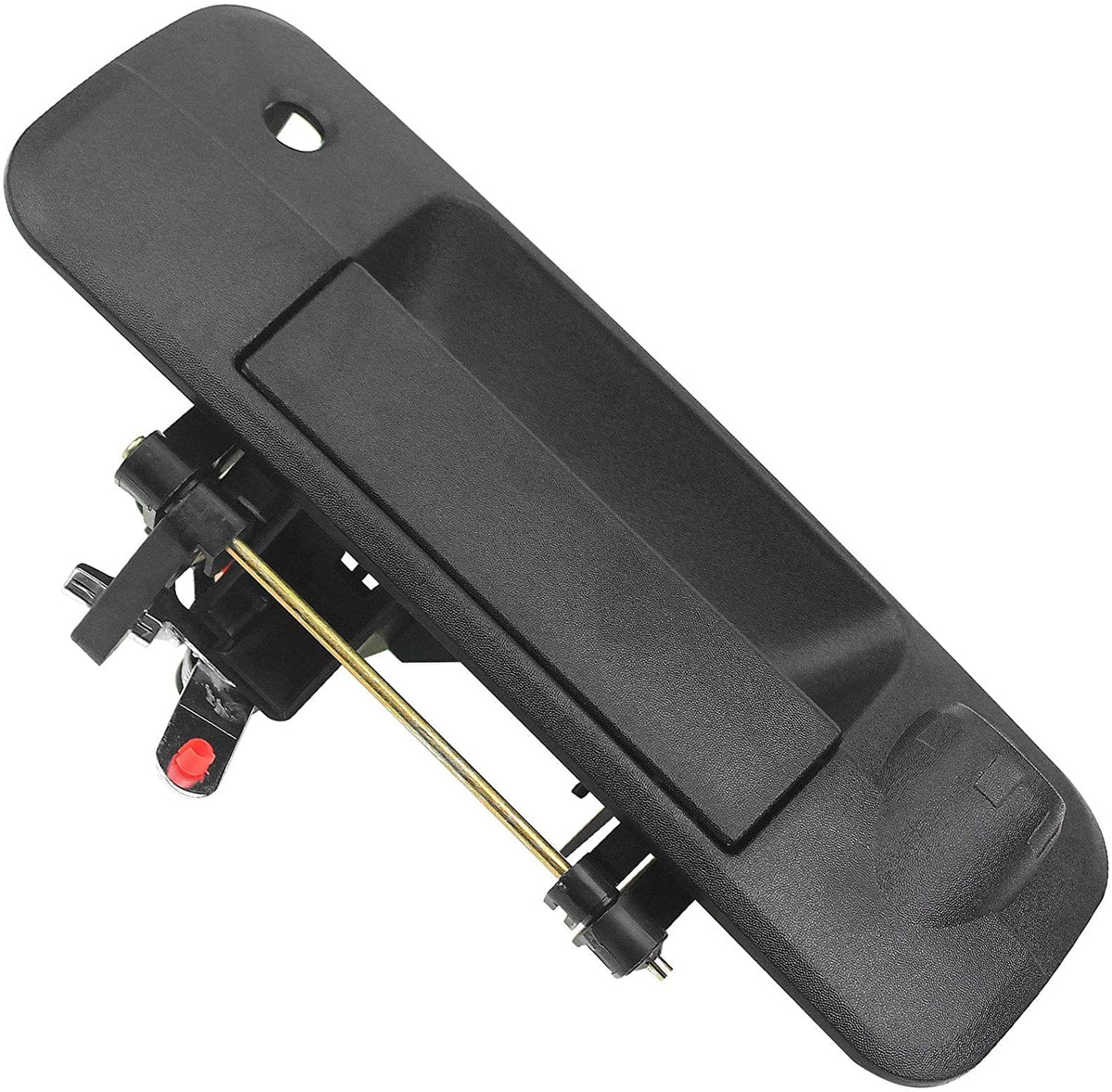 Rear Tailgate Door Handle Fits for Toyota Tundra 2007 2008 2009 2010 2011 2012 2013 Door Handle-Chrome w/ Camera Hole (Black)-Exterior Outside Outer