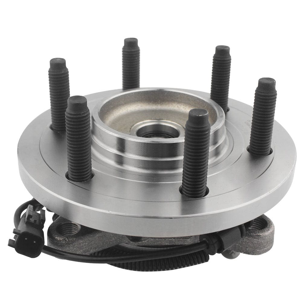 MotorbyMotor Front Wheel Bearing Fit Ford F-150 Expedition, Lincoln Navigator Wheel Hub 6 Lugs w/ABS, 4WD,515142 (2 Pack)