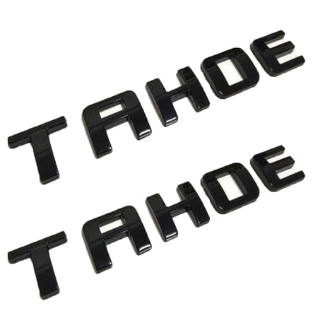 Chevrolet TAHOE Emblem kit Letter Glossy Black 15825693