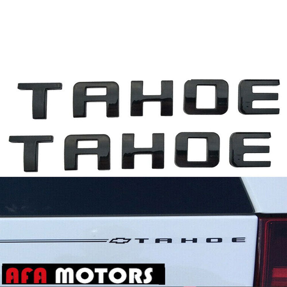Chevrolet TAHOE Emblem kit Letter Matte Black 15825693