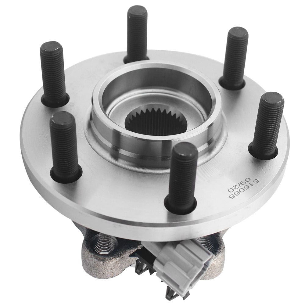 MotorbyMotor Front Wheel Bearing Fit Nissan Frontier/Pathfinder/Xterra, Suzuki Equator Wheel Hub 6 Lugs, 4WD, w/ABS,515065 (2 Pack)