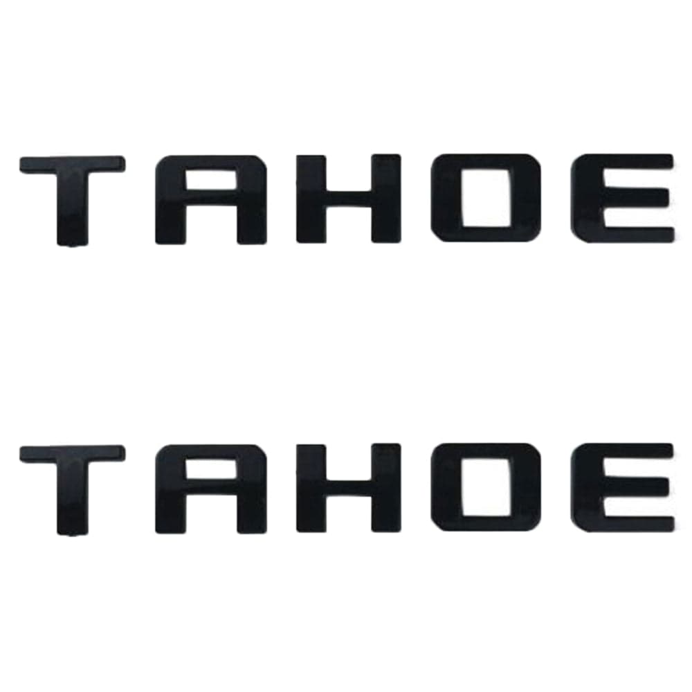 Chevrolet TAHOE Emblem kit Letter Matte Black 15825693