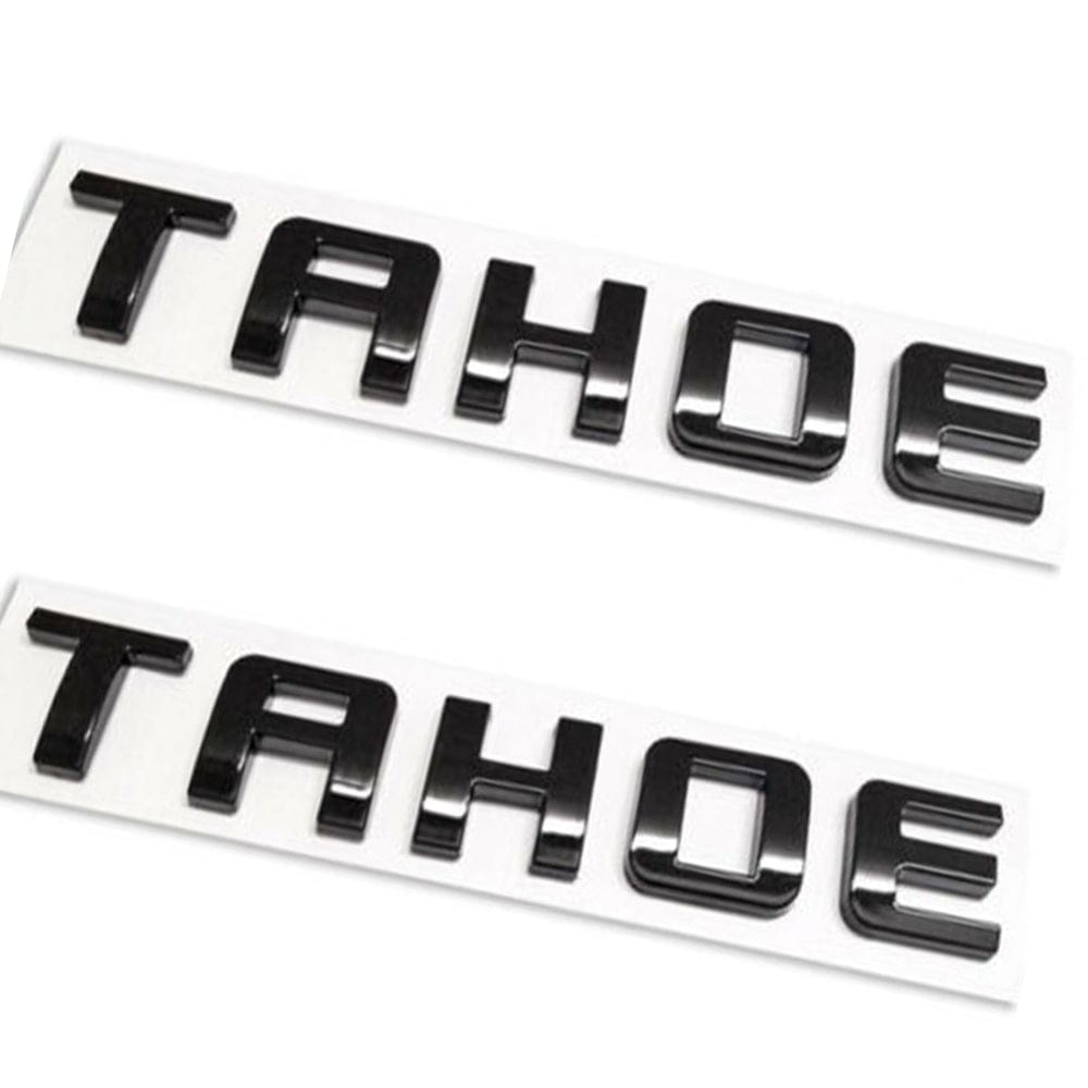 Chevrolet TAHOE Emblem kit Letter Glossy Black 15825693