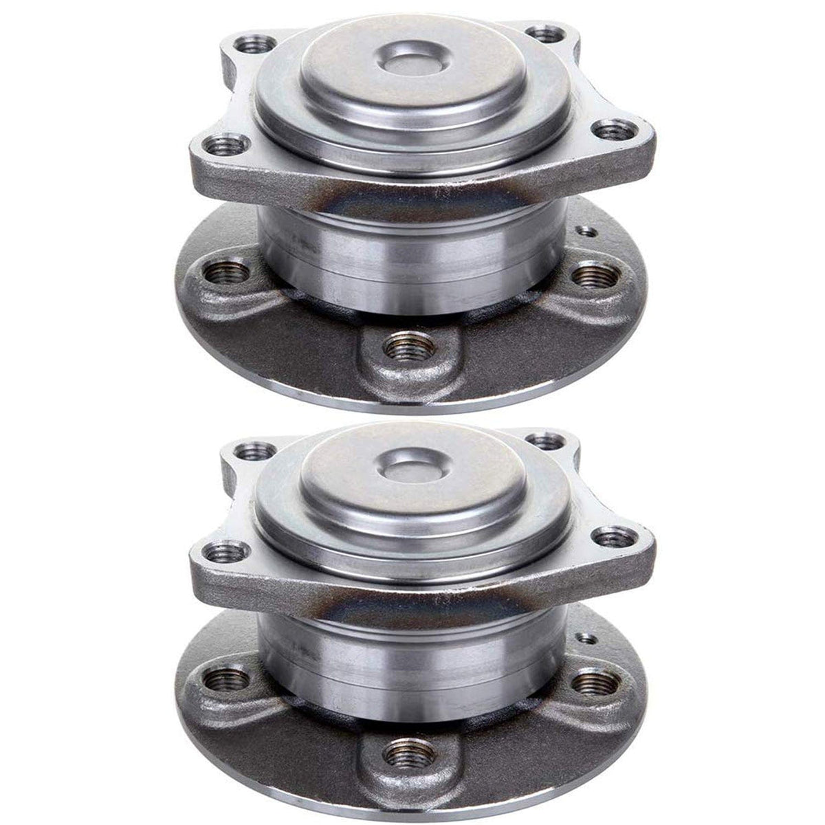 Rear Wheel Bearing Fit 2001-2009 Volvo S60, 1996-2006 Volvo S80, 2001-2007 Volvo V70 Wheel Hub w/ABS 5 Lugs, 512233 (2 Pack)