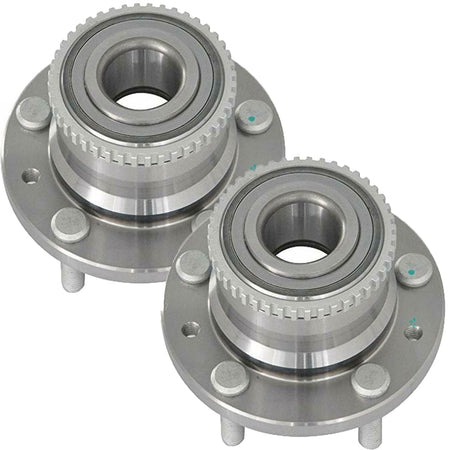 Wheel Bearing Fit Ford Fusion, Mercury Milan, Lincoln MKZ, Mazda 6, Lincoln Zephyr Hub, w/ABS 5 Lugs Wheel Hub, 512271 (2 PACK)