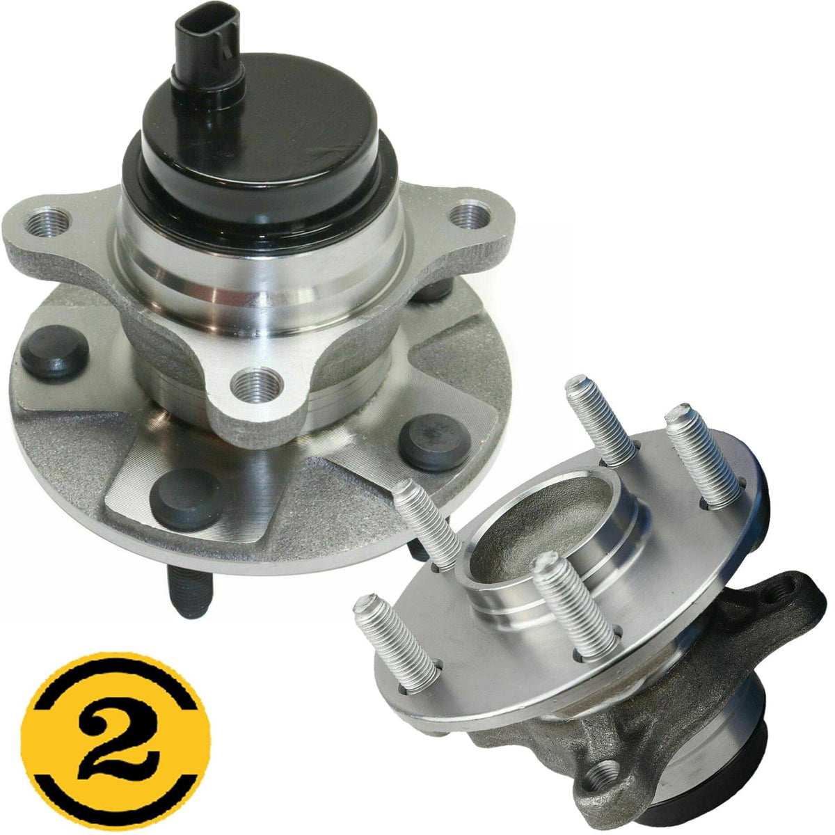Front Wheel Bearing Fit Lexus GS300 GS350 GS430 GS450H GS460 IS250 IS350 Wheel Hub w/ABS 5 Lugs 2WD RWD, 513284 513285  (2 Pack)