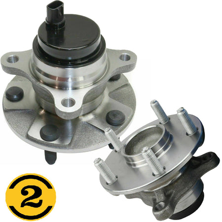 Front Wheel Bearing Fit Lexus GS300 GS350 GS430 GS450H GS460 IS250 IS350 Wheel Hub w/ABS 5 Lugs 2WD RWD, 513284 513285  (2 Pack)