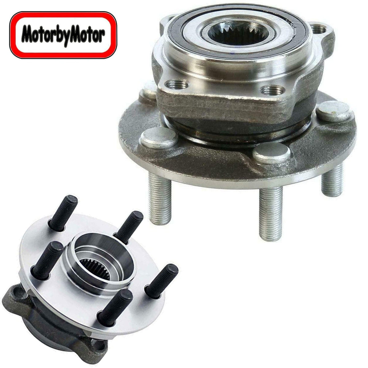 Front Wheel Bearing for Subaru Crosstrek, Subaru Forester, Subaru Impreza, Subaru XV Crosstrek Wheel Hub w/5 Lugs-513413 (2 PACK)