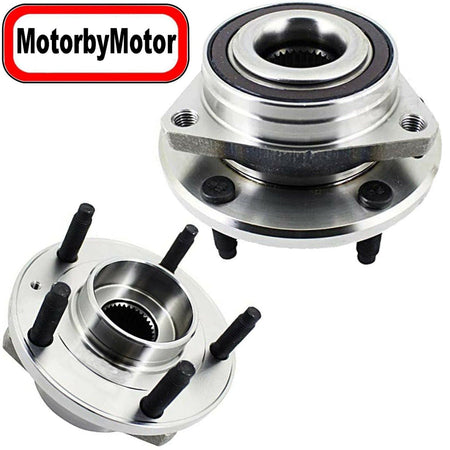 Front Wheel Bearing for 1999-2001 Ford F-250 F-350 Super Duty Wheel Hub w/8 Lugs, w/2 Wheel ABS-515021 (2 PACK)