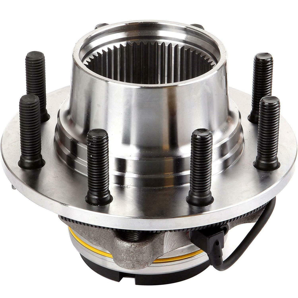 Front Wheel Bearing Fit 1999 Ford F-250 F-350 F-450 F-550 Super Duty Wheel Hub w/ABS 8 Lugs 4WD, 515077