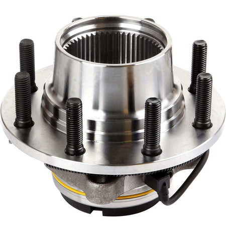 Front Wheel Bearing Fit 1999 Ford F-250 F-350 F-450 F-550 Super Duty Wheel Hub w/ABS 8 Lugs 4WD, 515077