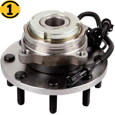 Front Wheel Bearing Fit Ford F-250, F-350, F-450, F-550 Super Duty 1999-2004 Wheel Hub w/ABS, 8 Lugs RWD-515100 (2 PACK)