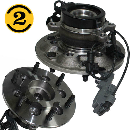 Front Wheel Bearing Fit Fit 2004-2008 Chevrolet Colorado GMC Canyon, Wheel Hub w/ABS, 6 Lugs, 515108 515109